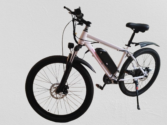 White electric bike side view, Capital Bikes Ottawa